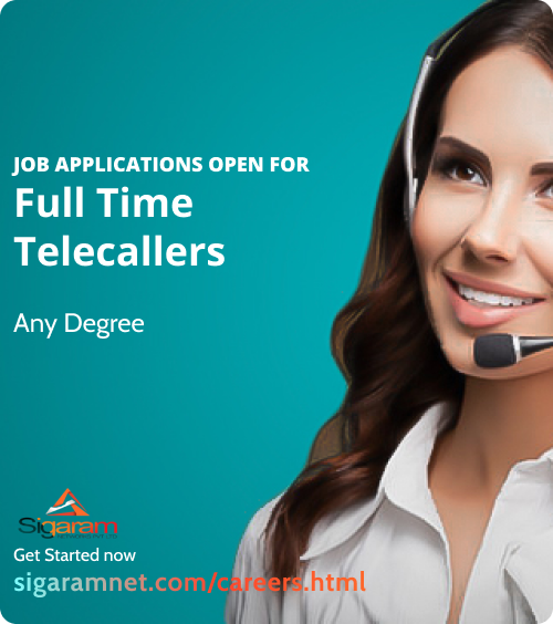 Telecaller Vacancy Banner